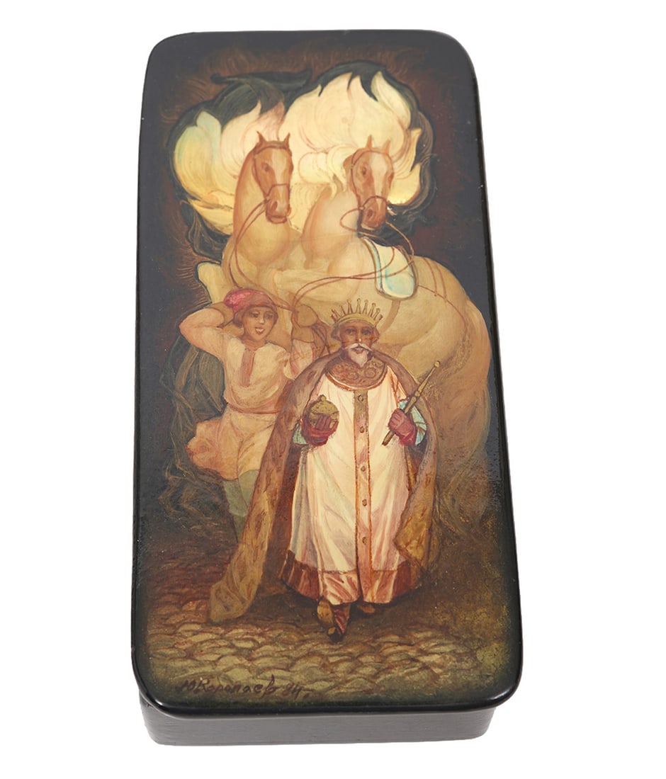 Three Russian Lacquer Boxes - 5