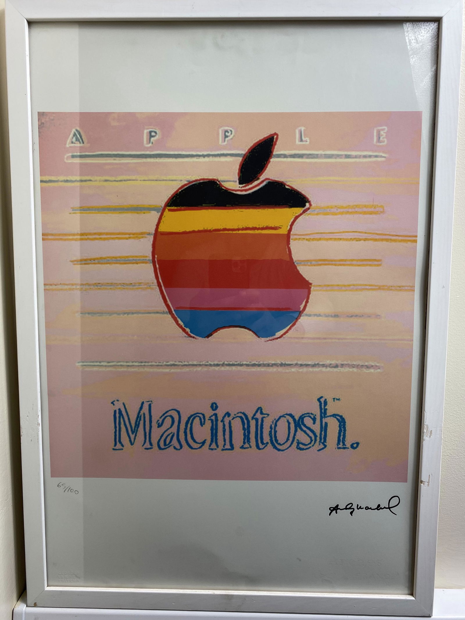 Andy Warhol, Macintosh, Original lithograph, Limited (1 of 4)