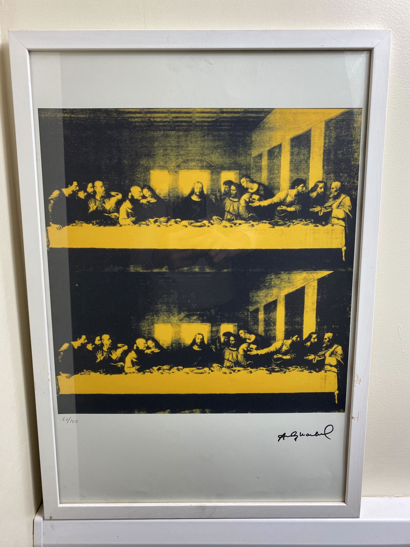 Andy Warhol, last supper, Original lithograph, Limited (1 of 4)