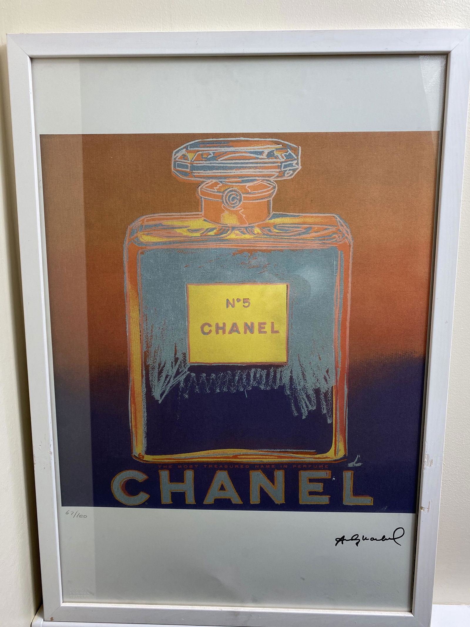 Andy Warhol, Chanel N5, Original lithograph, Limited (1 of 4)