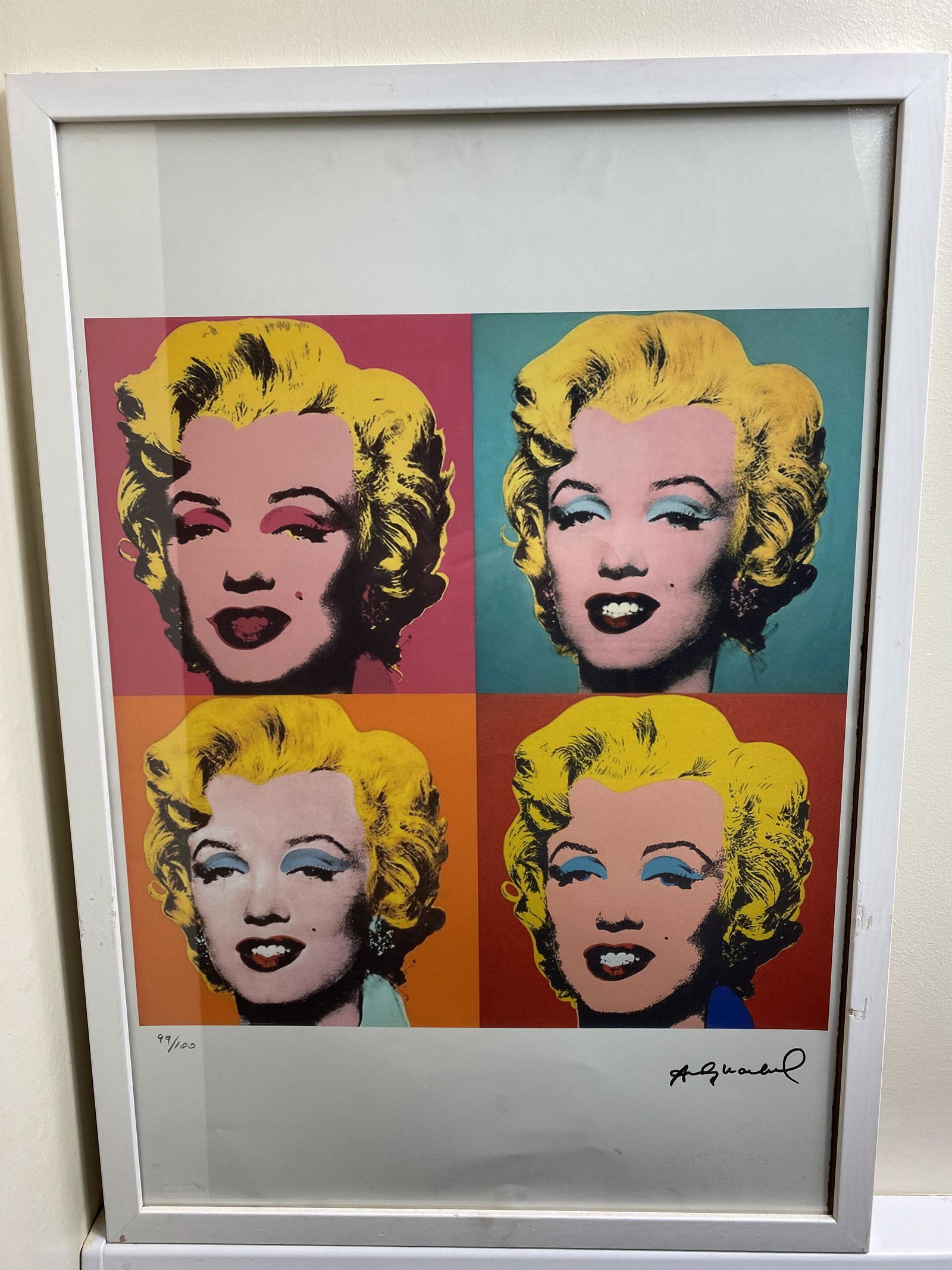 Andy Warhol, 'Four Marilyn', Original lithograph, (1 of 4)