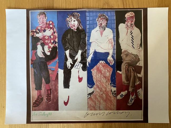 David Hockney, 4 Friends Original lithograph,Gallery99 (1 of 7)