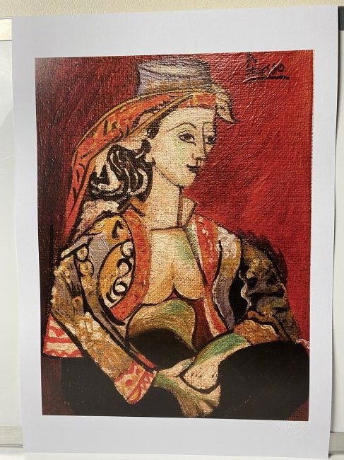 Picasso, ( After ) Limited Edition Print Numbered - Signed And Dated 1961: Picasso, Limited Edition Print Digital print Solid Finishing: Classic (300gsm)Limited Edition of 2500 Numbered and Stamped Sizes- 32cm x 45cm Art Gallery99 Invoice Certificate Of Authenticity Printed