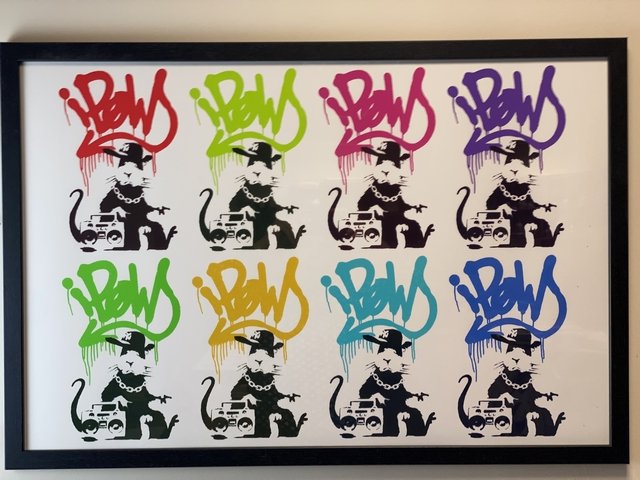 Banksy of Bethlehem- (MR. JERUSALEM) Limited Edition Print Signed and numbered,: Banksy of Bethlehem- (MR. JERUSALEM) Limited Edition Print Signed and numbered, 2022 Screen print on paper, Smooth Cotton 300 is 100% cotton, The paper will ensure a print life of more than 85 years.