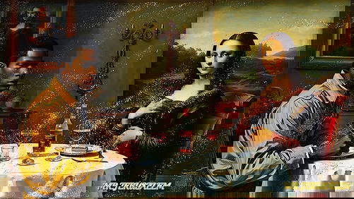 Jean Michel Basquiat - Having Dinner With Mona Lisa-D1, Limited Edition, Signed & Numbered (1 of 5)