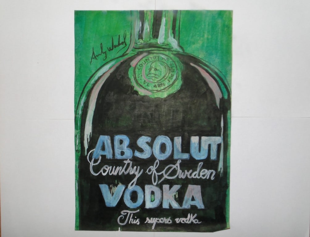 Andy Warhol mixed media on paper signed, sealed, (1 of 4)