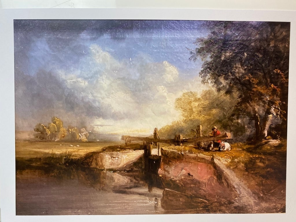 John Constable Original Print, Limited Edition Print Plate Signed,: John Constable Original Limited Edition Print Digital print Solid Finishing: Classic (300gsm)Limited Edition of 2500 Numbered and Stamped Sizes- 32cm x 45cm no Signature Printed and published by Art G