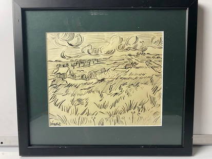 Vincent van Gogh, Certificate Of Authenticity, Signed,: Vincent van Gogh, Certificate Of Authenticity, Signed,&nbsp;