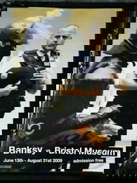 Banksy VS Bristol Museum 2009 Official Exhibition Poster, Copper