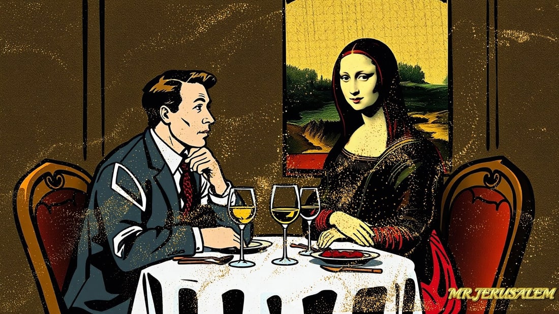 Roy Lichtenstein - Dinner With Mona Lisa-D2, Limited Edition of 50 Pieces, Signed & Numbered (1 of 5)