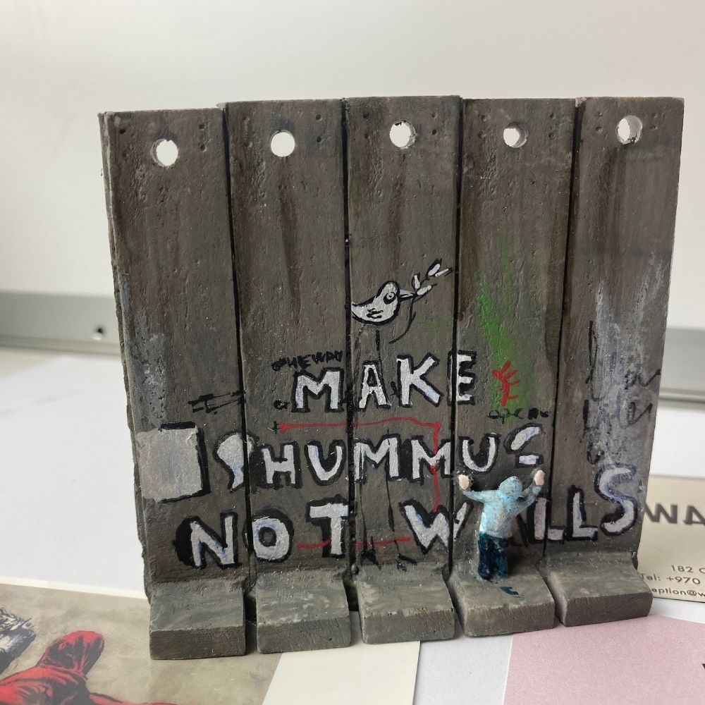 The Walled Off Hotel- Banksy, Wall Section, Original, Limited Edition, (1 of 8)