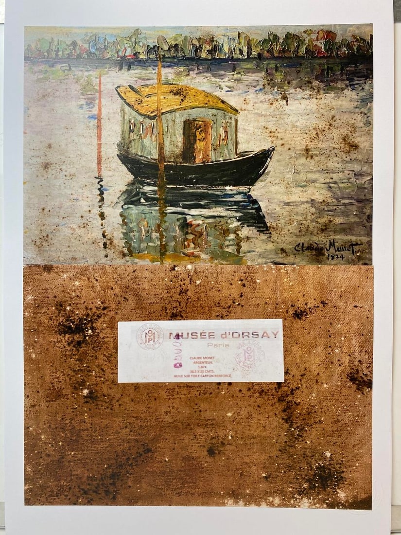 Claude Monet, Original Print, Limited Edition, Gallery Seal, Stamped, (1 of 7)