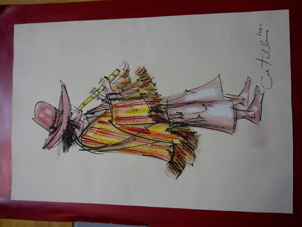 Artist Artwork Signed And Dated - 2