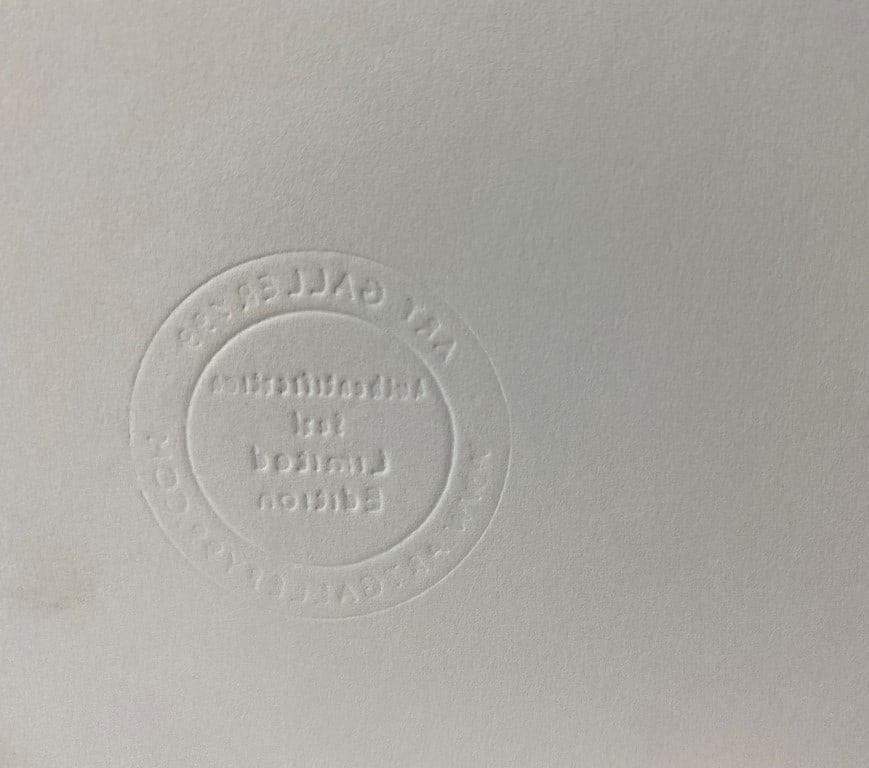 Original, Signed, - 4