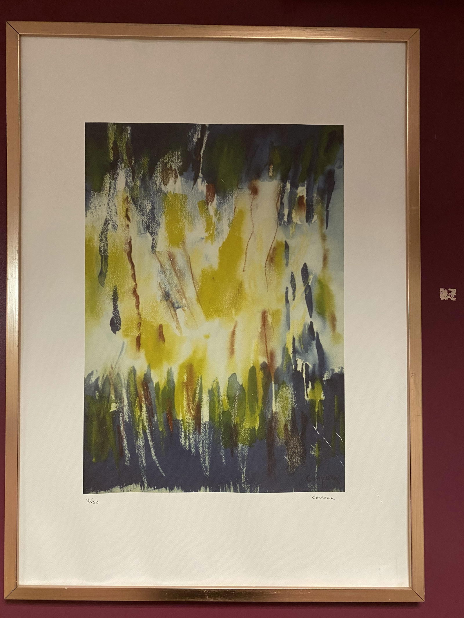 Antonio Corpora, Limited Edition Print, Plate Signed,: Antonio Corpora, Limited Edition Print, Signed,