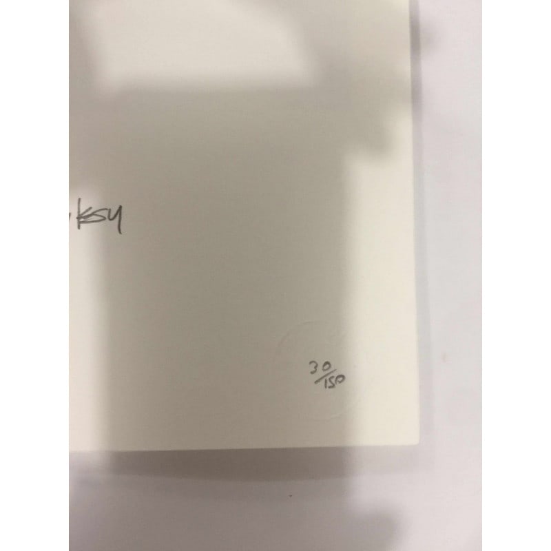 Banksy, In the manner of”, Limited Edition, Signed Print, Seal, Stamp, - 5