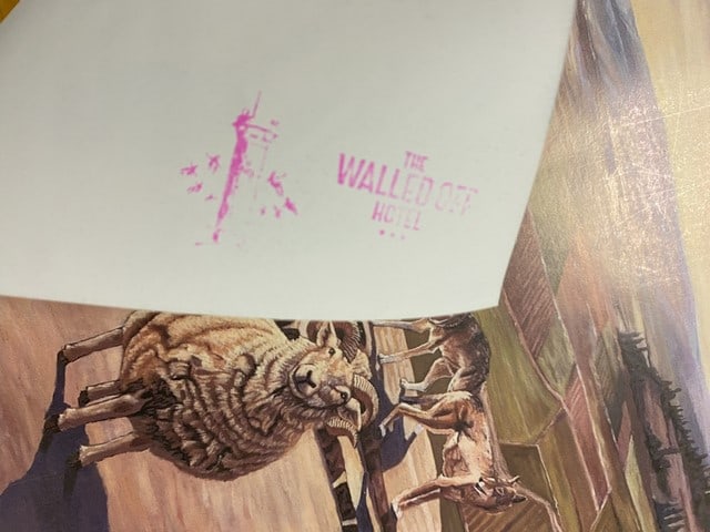 Banksy, The Walled Off Hotel, Original Poster, - 6