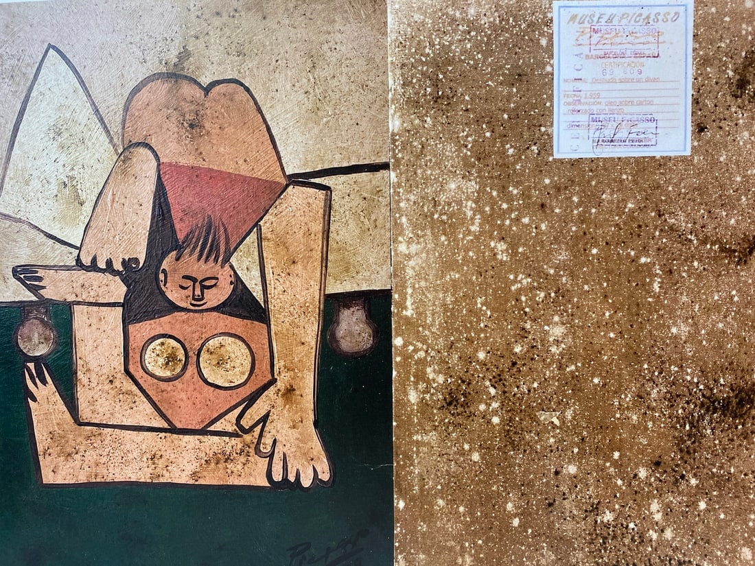 Picasso (After) 1959, Desdudosobre un divao, Signed In Print - 3