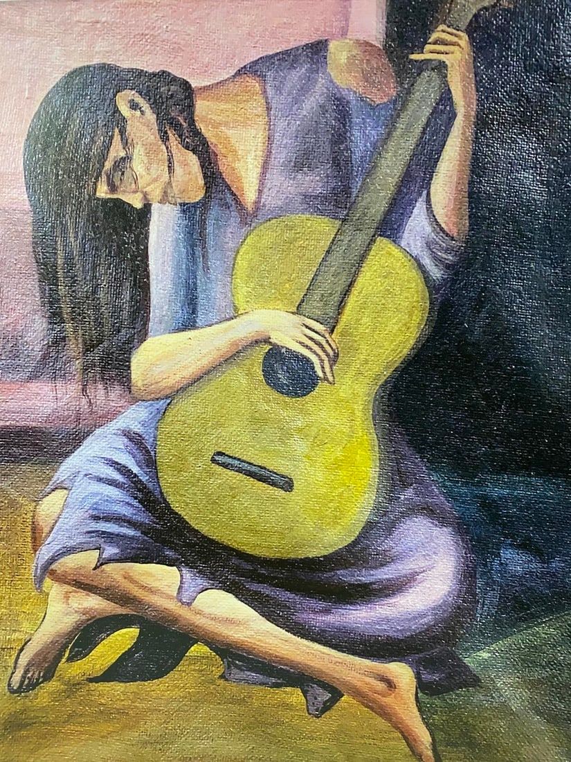 Picasso, ( After ) Signed and Dated In Print - 2