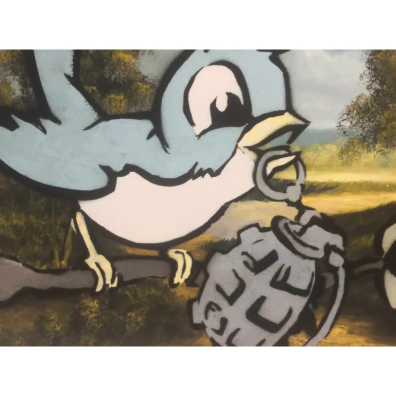 Banksy, In the manner of”, Limited Edition, Signed Print, Seal, Stamp, - 5