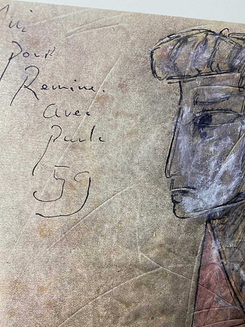 Picasso, Original Print, Limited Edition Print Plate Signed, - 3