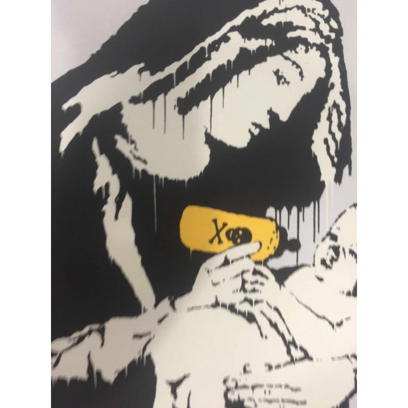 Banksy, In the manner of”, Limited Edition, Signed Print, Seal, Stamp, - 4