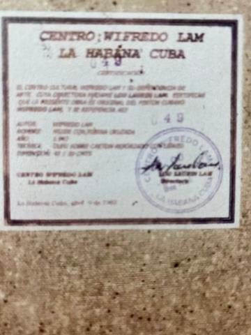 Wifredo Lam, Original Print, Limited Edition, Gallery Seal, Stamped, - 4