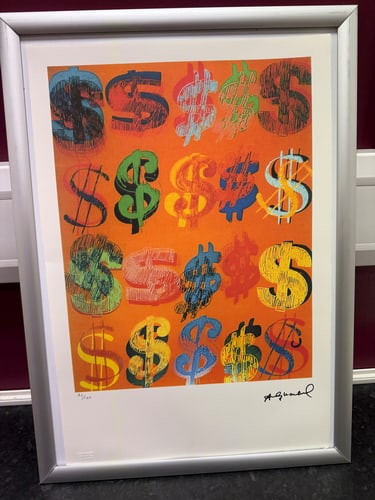 Andy Warhol, Original, Print, Limited addition, Plate signed, Seal, Stamped, - 2