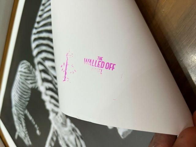 The Walled Off Hotel Gallery- ZEBRA poster by Khaled Hourani - 4