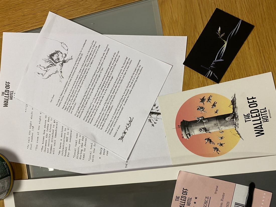 The Walled Off Hotel Gallery- ZEBRA poster by Khaled Hourani - 8