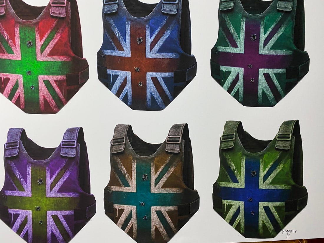 Banksy, In the manner of”, Walled Off Hotel, COA, Original, Limited Edition. Signed. Numbered - 4