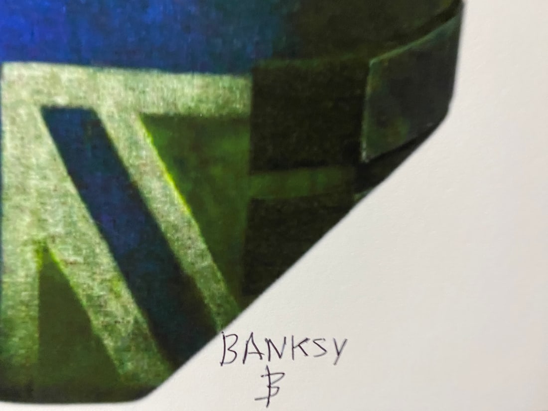 Banksy, In the manner of”, Walled Off Hotel, COA, Original, Limited Edition. Signed. Numbered - 5