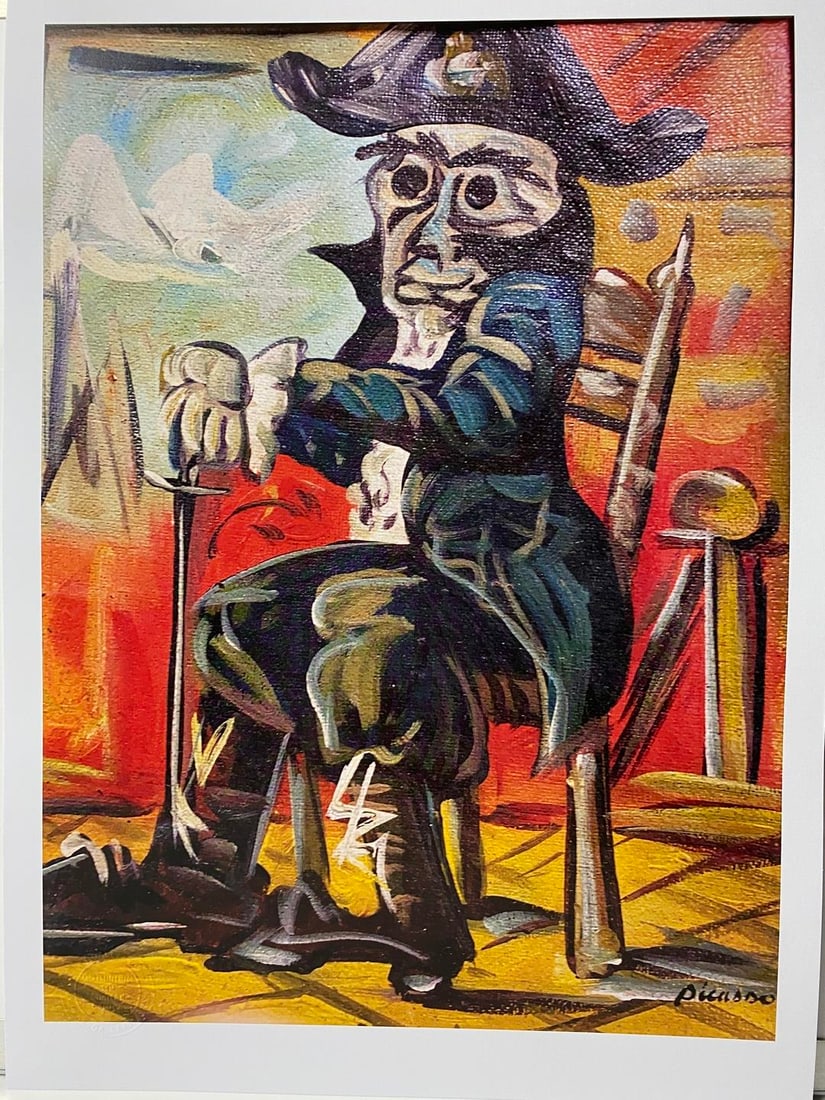 Picasso, ( After ) Signed and Dated In Print (1 of 7)