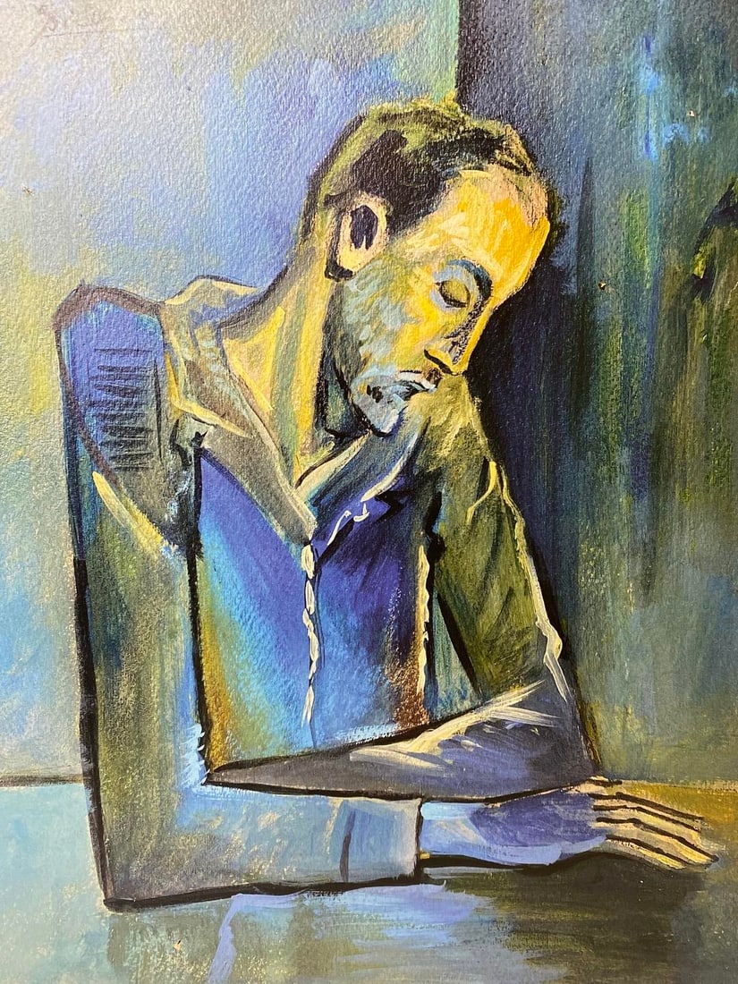 Pablo Picasso, Original Print, Limited Edition, Gallery Seal, Stamped, - 4