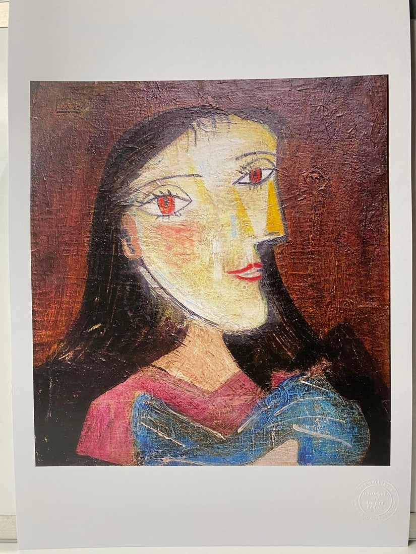 Pablo Picasso, Original Print, Limited Edition, Gallery Seal, Stamped,: Pablo Picasso, Original Print, Limited Edition, Gallery Seal, Stamped, Digital print on paper, Solid Finishing: Classic (300gsm) Limited Edition of 2500 Numbered and Stamped Sizes- 32 x 45cm Art Galle