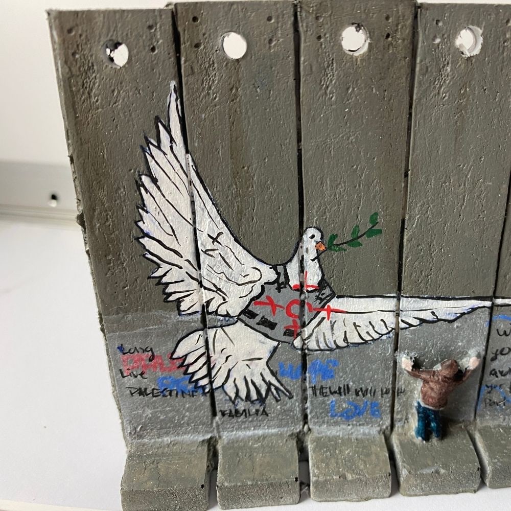 The Walled Off Hotel- Banksy, Wall Section, Original, Limited Edition, - 7