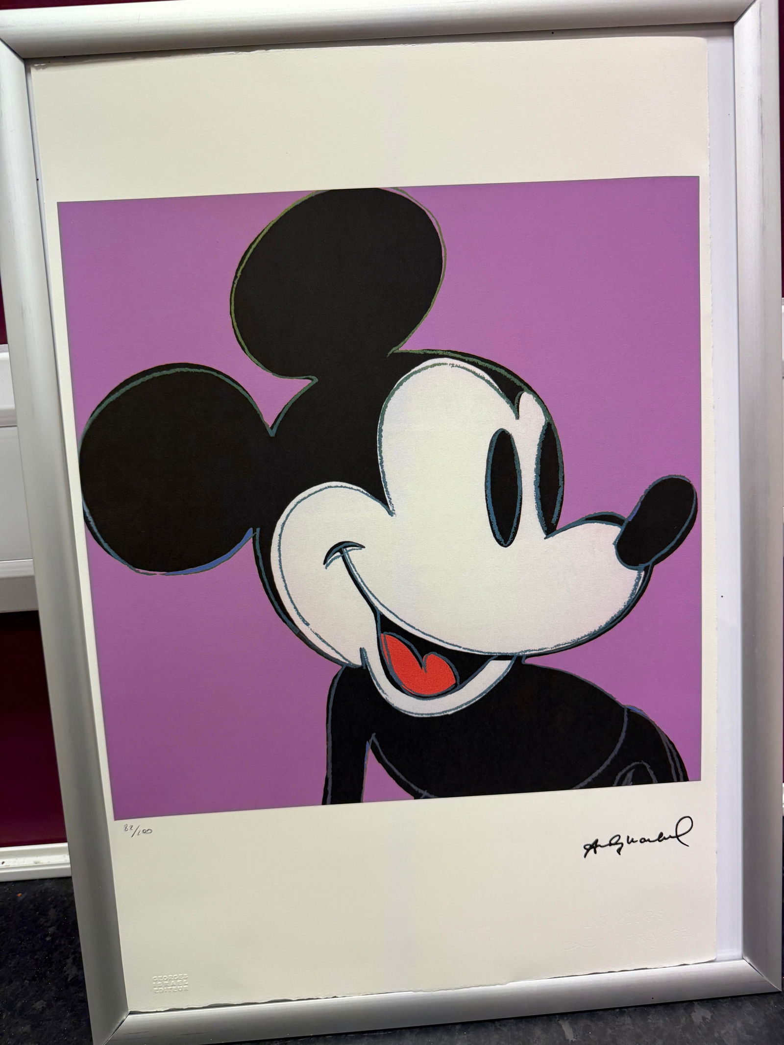 “ANDY Warhol, Original, Print, Limited addition, Plate signed,” (1 of 4)