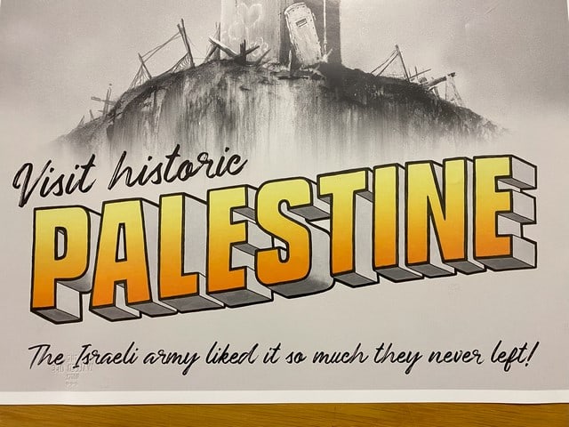 The Walled Off Hotel Poster-Banksy Visit Historic Palestine Set, - 5