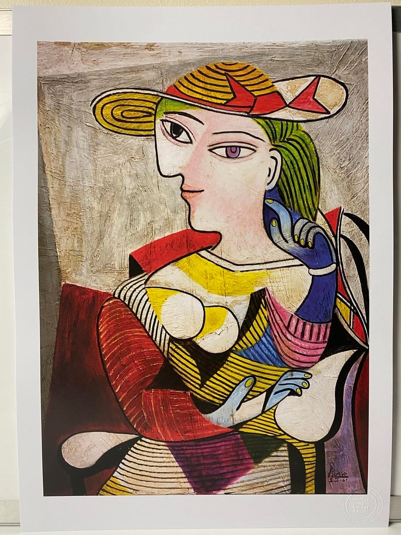 Pablo Picasso, Original Print, Limited Edition, Gallery Seal, Stamped,: Pablo Picasso, Original Print, Limited Edition, Gallery Seal, Stamped,Digital print on paper,Solid Finishing: Classic (300gsm)Limited Edition of 2500Numbered and StampedSizes- 32 x 45cmArt Gallery99 I