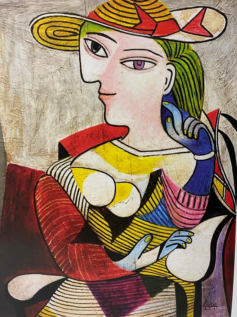 Pablo Picasso, Original Print, Limited Edition, Gallery Seal, Stamped, - 2