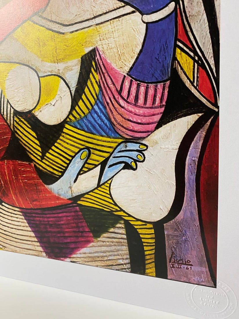 Pablo Picasso, Original Print, Limited Edition, Gallery Seal, Stamped, - 4