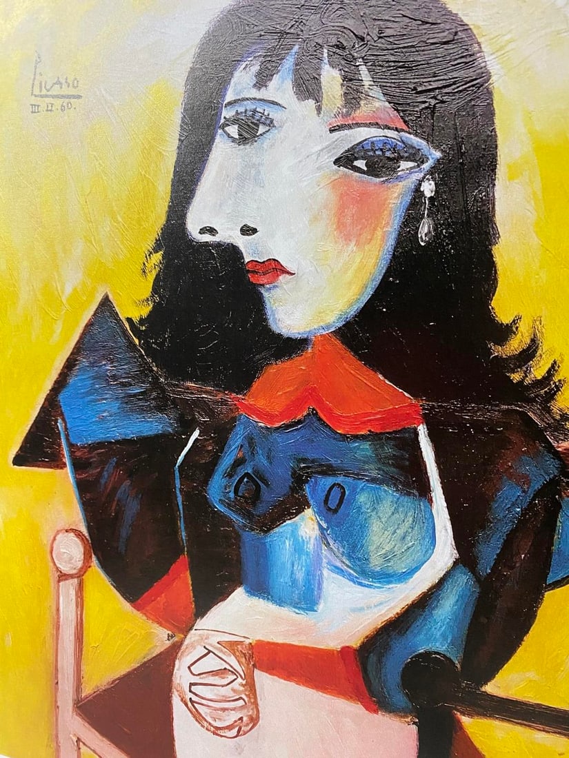 Pablo Picasso, Original Print, Limited Edition, Gallery Seal, Stamped, - 5