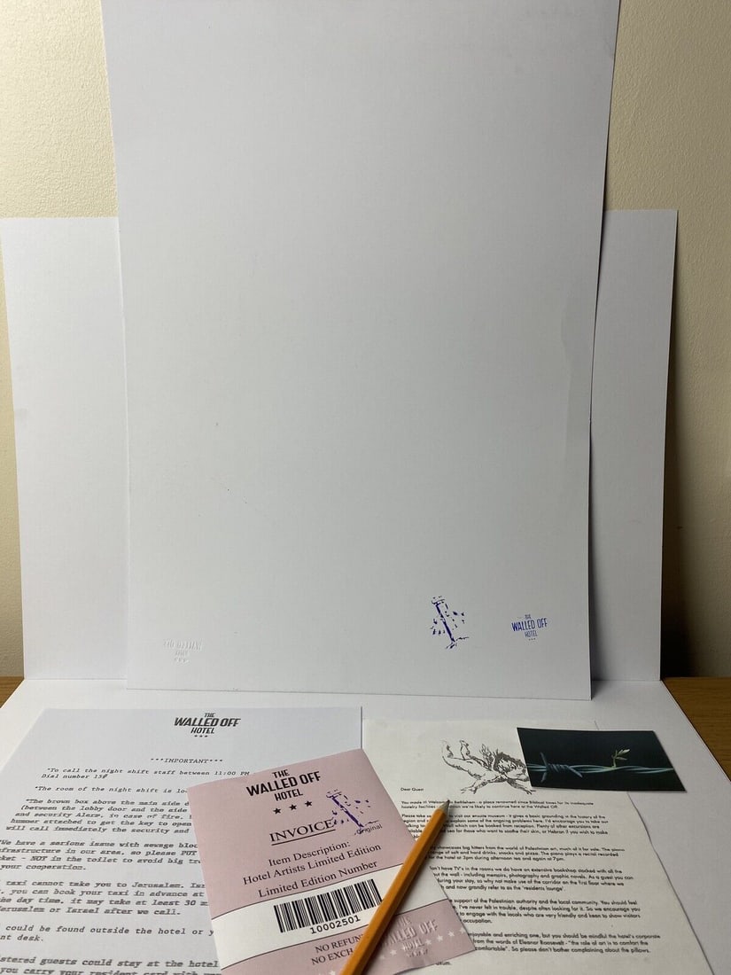 The Walled Off Hotel, Limited Edition, Original Print. - 2