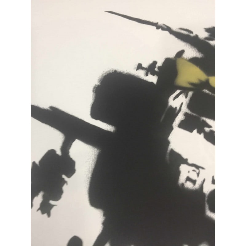 Banksy, In the manner of”, Limited Edition, Signed Print, Seal, Stamp, - 10