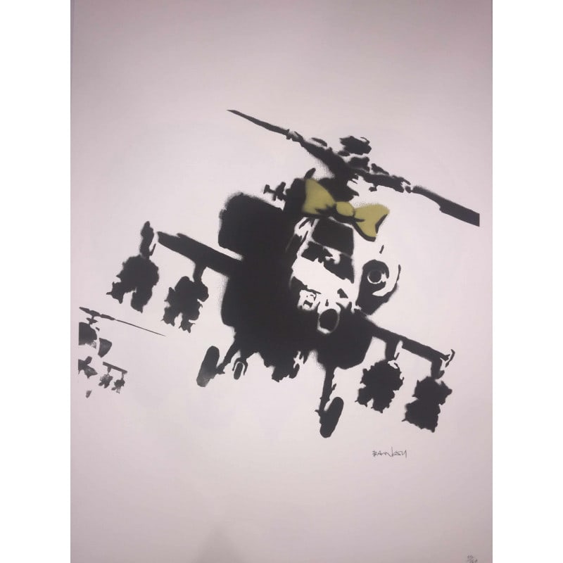 Banksy, In the manner of”, Limited Edition, Signed Print, Seal, Stamp, - 2