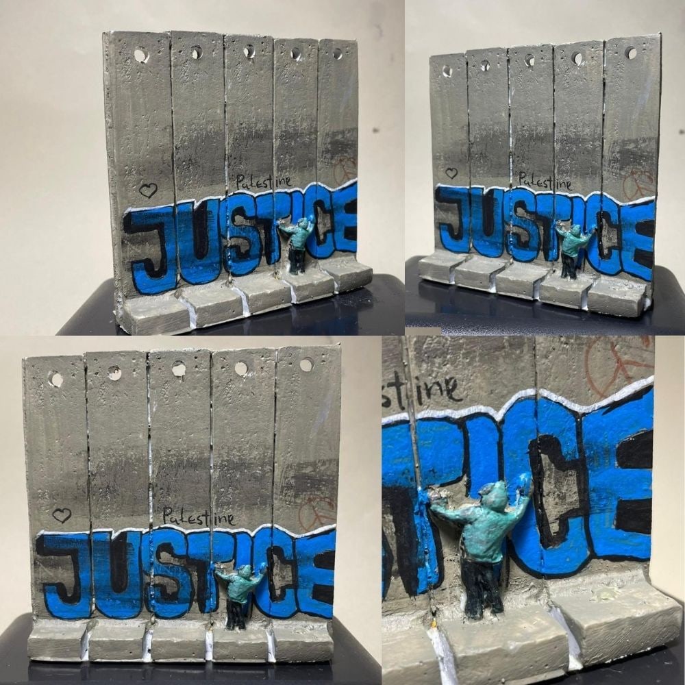 The Walled Off Hotel- Banksy, Wall Section, Original, Limited Edition, - 5