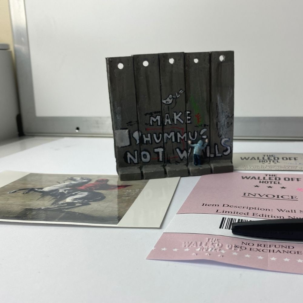 The Walled Off Hotel- Banksy, Wall Section, Original, Limited Edition, - 6