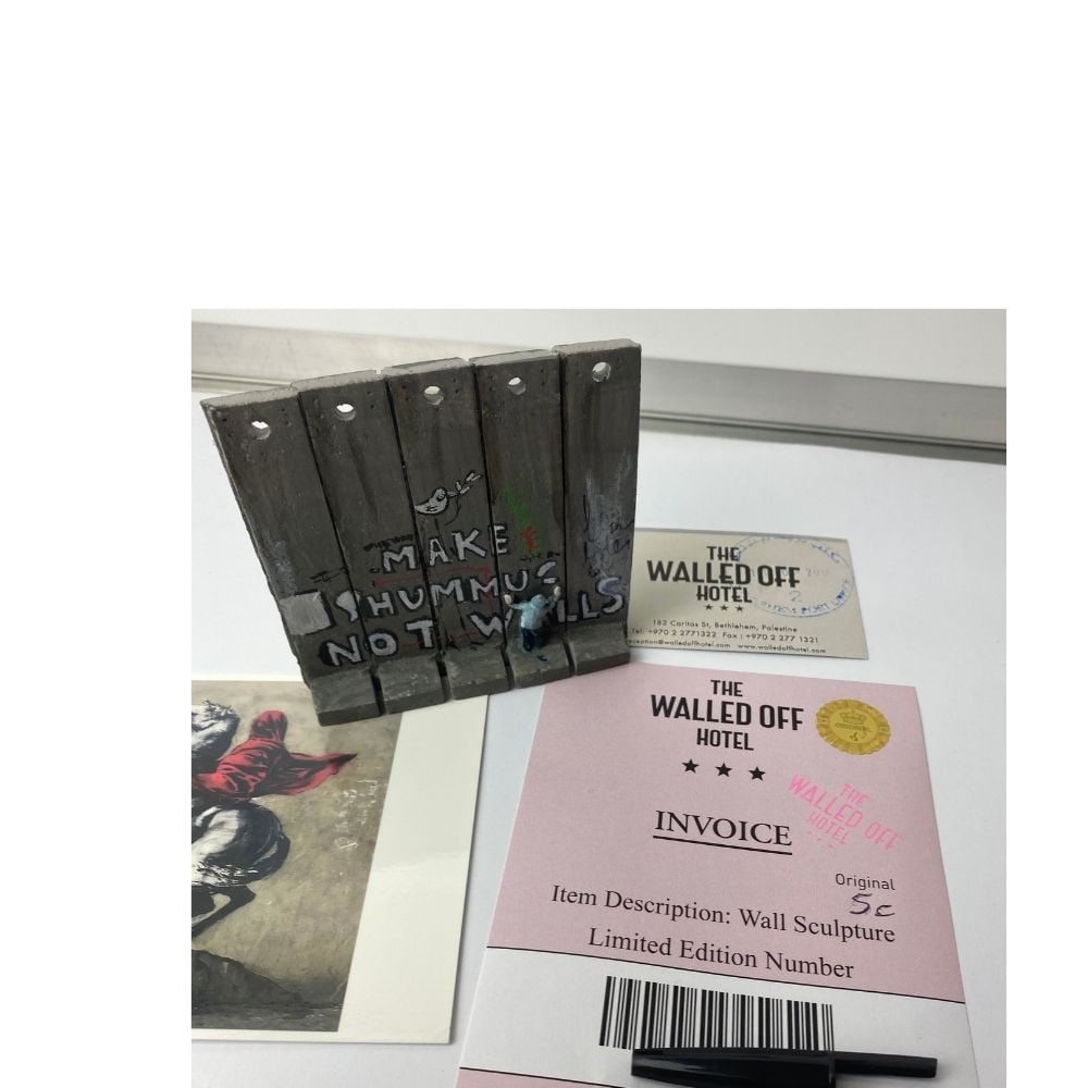 The Walled Off Hotel- Banksy, Wall Section, Original, Limited Edition, - 7
