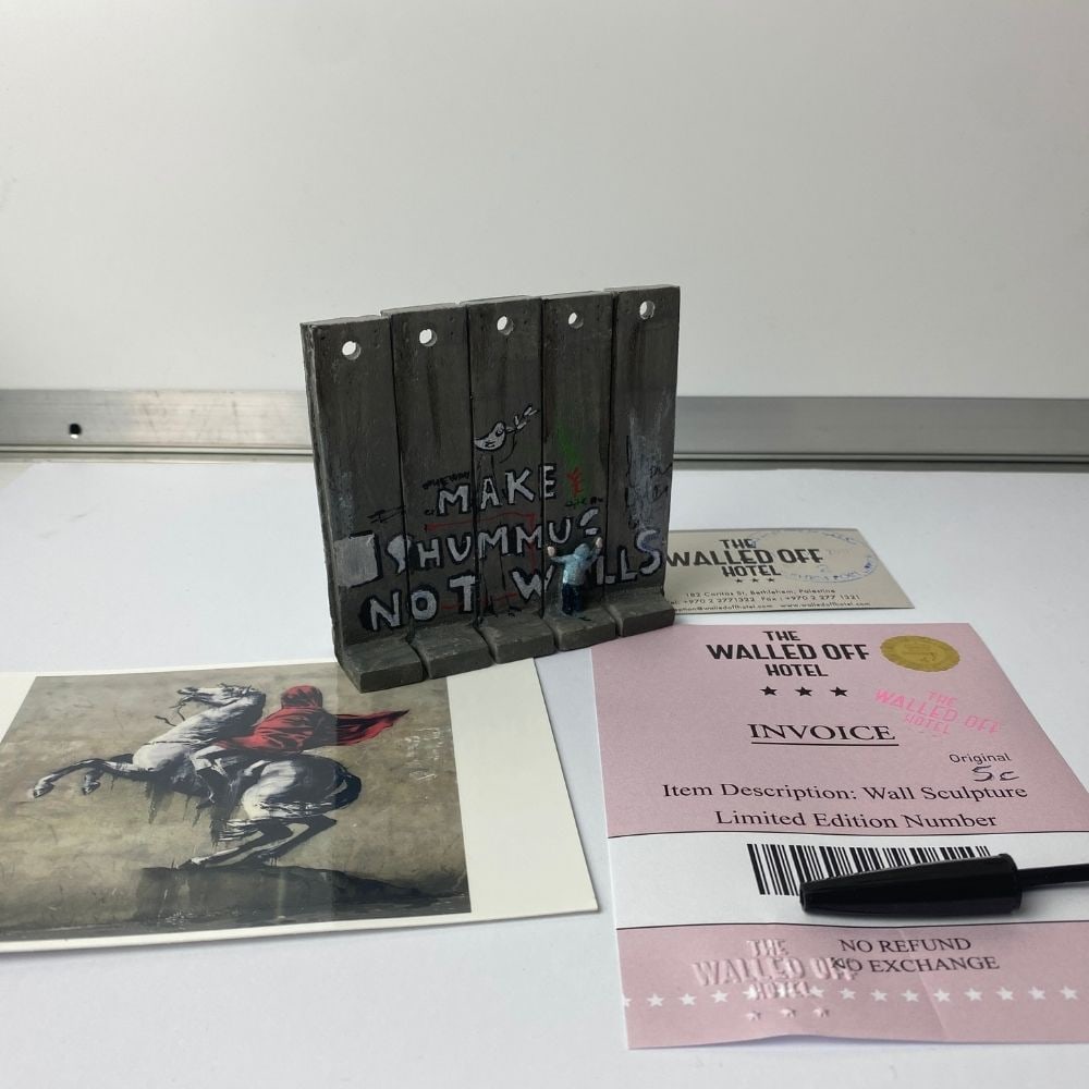 The Walled Off Hotel- Banksy, Wall Section, Original, Limited Edition, - 8
