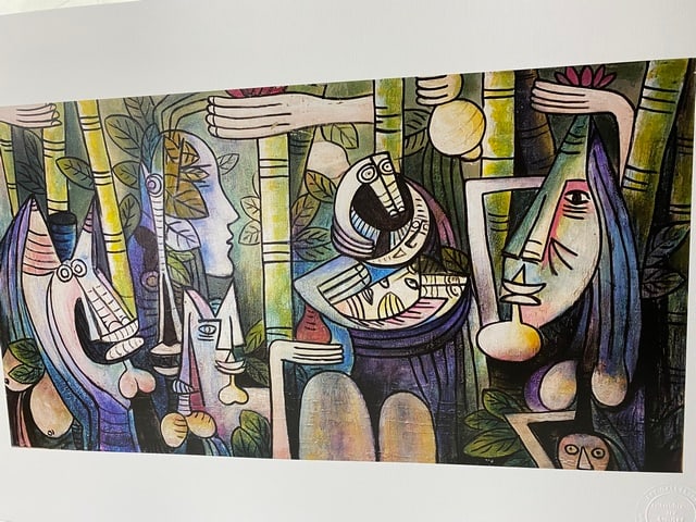 Wifredo Lam, 1943, Signed In Print, Original Print, Limited Edition Print Plate Signed, - 4